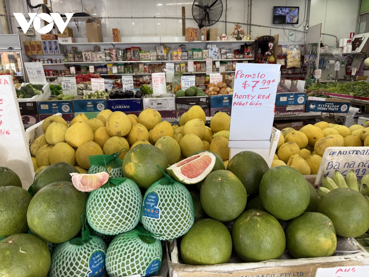 Quả bưởi Việt Nam lần đầu tiên được bán tại Australia